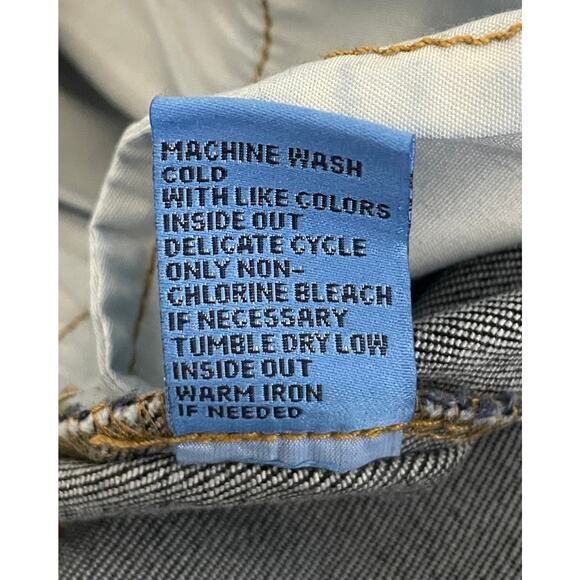 J. McLaughlin Straight Leg Jeans Dark Blue Size 8 High Rise Crop Stretch Denim - Picture 10 of 10